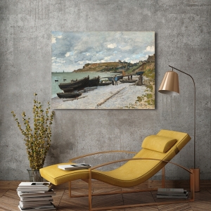 Quadro, poster, stampa su tela. Claude Monet, Sainte-Adresse