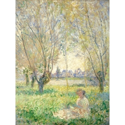 Cuadro, poster y lienzo, Monet, Mujer sentada bajo los sauces