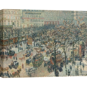 Kunstdruck, Leinwandbilder Pissarro, Boulevard des Italiens, Paris