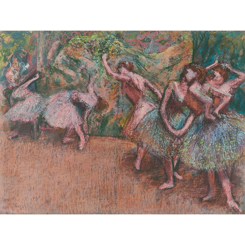 Wall art print, canvas and poster. Edgar Degas, Ballet Scene