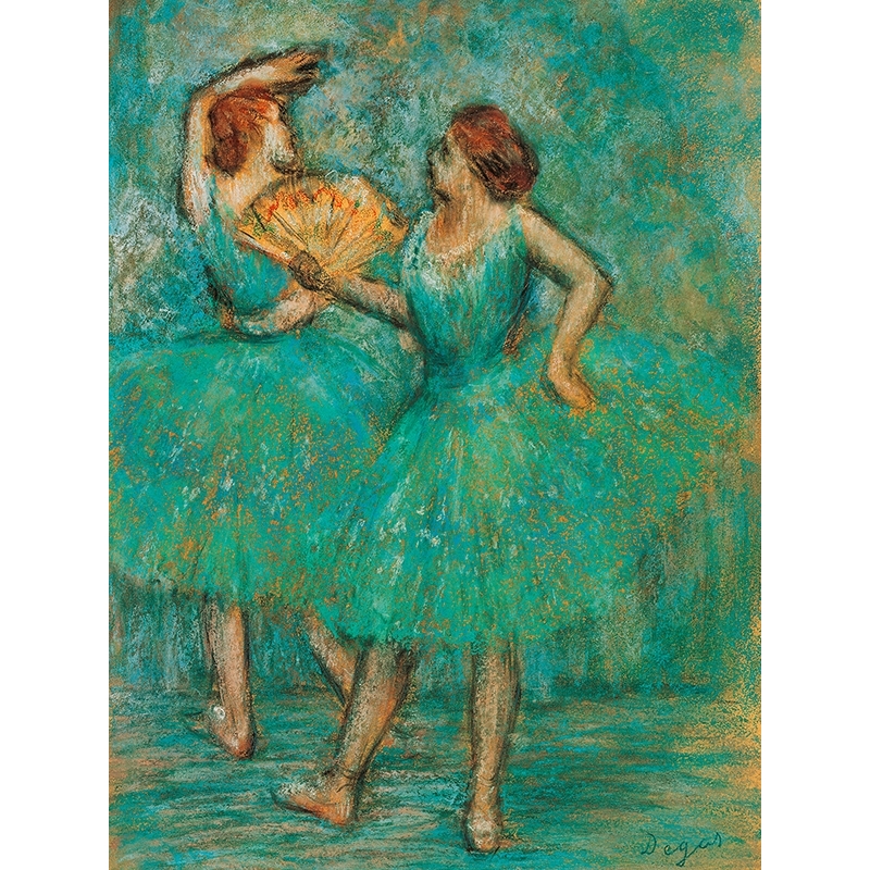 Tableau toile, affiche, poster Edgar Degas, Deux ballerines, 1905