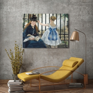 Cuadro, poster y lienzo, Edouard Manet, El ferrocarril