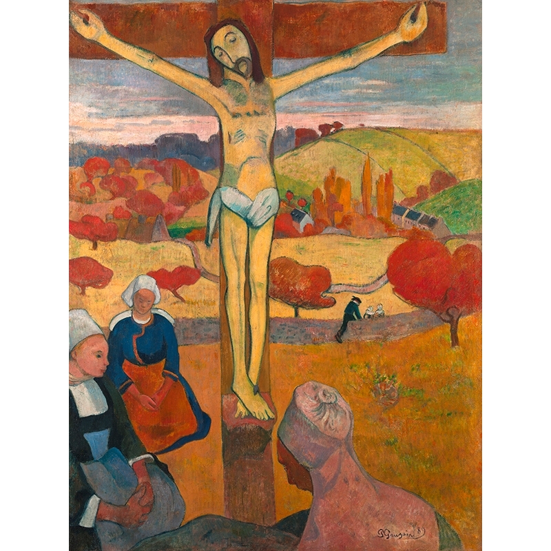 Kunstdruck, Leinwandbilder, Poster Paul Gauguin, Der gelbe Christus