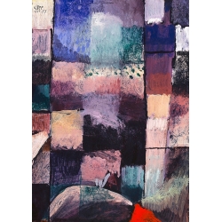 Kunstdruck, Leinwandbilder Klee, About a motif from Hammamet