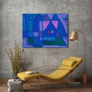 Cuadro, poster y lienzo, Paul Klee, A little room in Venice