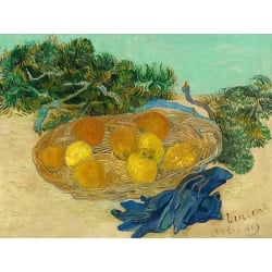 Quadro, poster, stampa su tela. Van Gogh, Natura morta con arance