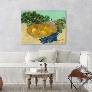 Tableau toile, affiche van Gogh, Nature morte avec des oranges
