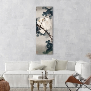 Cuadro japonés, poster y lienzo, Ohara Koson, Papagayo en una rama
