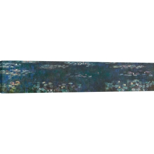 Quadro, poster, stampa su tela. Claude Monet, Ninfee: Riflessi verdi