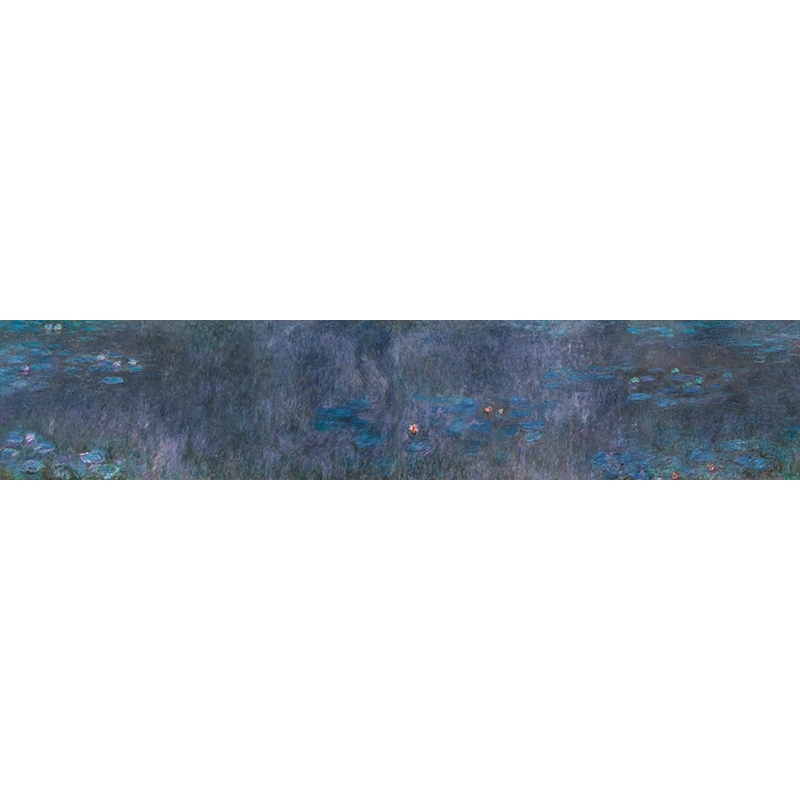 Art print, canvas by Claude Monet, The Water Lilies: Tree Reflections