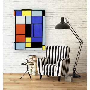 Tableau sur toile. Piet Mondrian, Tableau No. 1