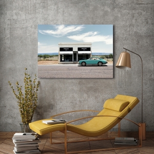 Leinwandbilder und poster Julian Lauren, Wagen In Marfa, Texas