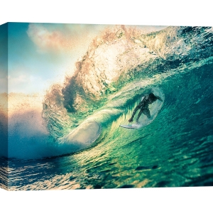 Leinwandbilder und poster, Surfer bei Sonnenuntergang, Australien