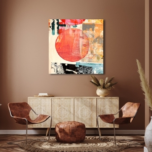 Cuadro moderno en lienzo y poster. Winkel, Pop Love 2 (Sol)