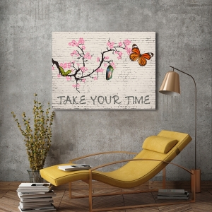Tableau sur toile, affiche, Masterfunk Collective, Take your time