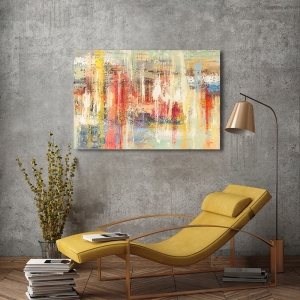 Cuadro abstracto en lienzo, poster, Lucas, Reflejos de colores