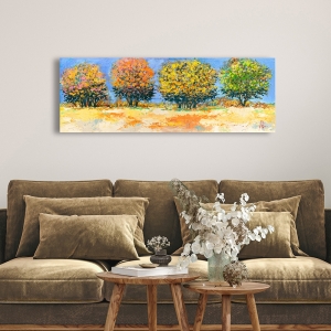 Tree wall art print, canvas, poster, Luigi Florio Trees in the summer