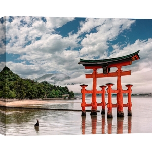 Quadro foto Giappone. Santuario Itsukushima, Hiroshima 