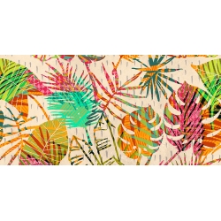 Tableau palmier sur toile, affiche, Eve C. Grant, Palmes en fête