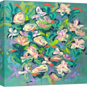 Blumenbilder auf Leinwand, Kunstdruck, Kelly Parr, Moderne Seerosen