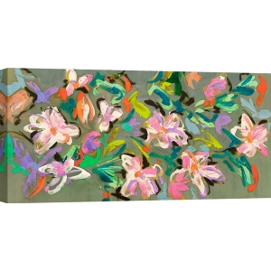 Blumenbilder auf Leinwand, Kunstdruck, Kelly Parr, Seerosenparade