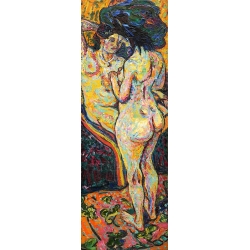 Tableau Ernst Ludwig Kirchner, Deux nus. Toile, affiche, poster