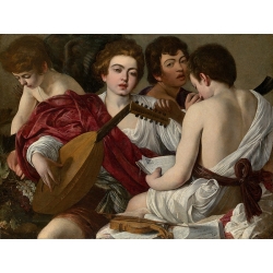 Kunstdruck und Leinwandbilder Caravaggio, Die Musikanten