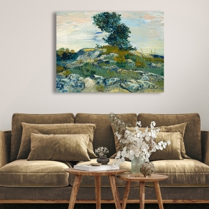 Wall art print, canvas, poster Vincent van Gogh, The Rocks