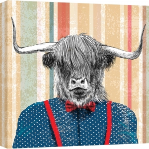 Tableau animaux (yak) de Matt Spencer, Rough Guy detail