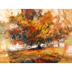Wall art print and canvas, Tree in the Wind by Luigi Florio