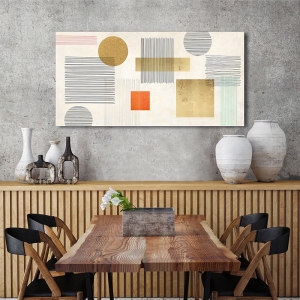 Wall art print and canvas, Lines and Shapes by Sayaka Miko