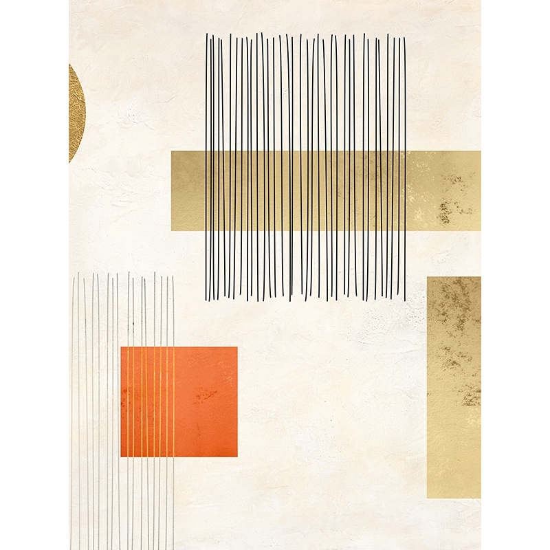 Cuadro abstracto moderno, Líneas y formas II, Sayaka Miko
