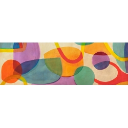 Tableau abstrait coloré sur toile, affiche, Pavilion de Steve Roja