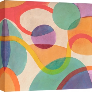 Cuadro abstracto de colores, Laughter I (detalle), Steve Roja