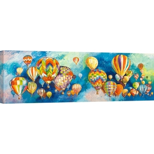 Wall art print and canvas, Baloons in the Sky by Luigi Florio