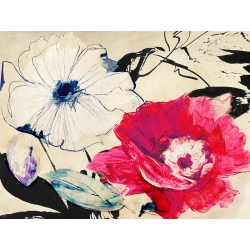 Leinwandbilder Blumen, Bunte Komposition II von Kelly Parr