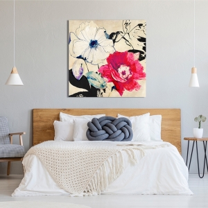 Quadro moderno fiori, Colorful Floral Composition II, det, Kelly Parr