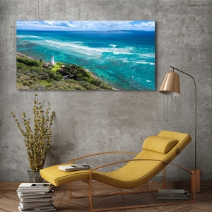 Wall art print and canvas, Lighthouse in Galle, Sri Lanka