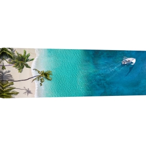 Tableau plage sur toile, affiche, Sailing Away de  Pangea Images