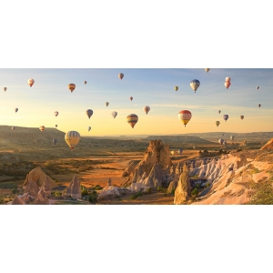 Wall art print and canvas, Air Balloons in Cappadocia, Turkey