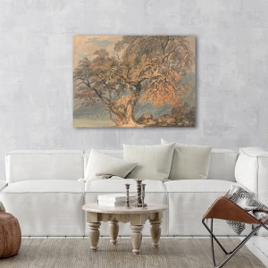Art print and canvas, A Great Tree by William Turner