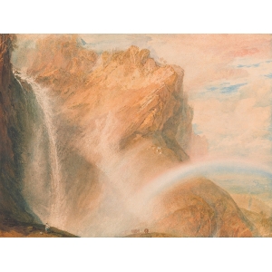Leinwandbilder, Fall des Reichenbachs, Regenbogen, William Turner