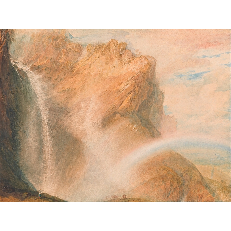 Stampa William Turner, Cascata del Reichenbach, l’arcobaleno