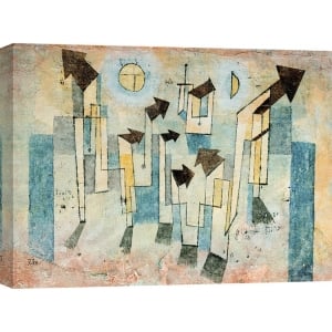 Cuadro en canvas. Klee, Mural from the Temple of Longing Thither