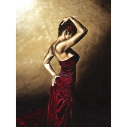 Tableau sur toile. Richard Young, Flamenco Woman