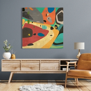 Abstract art print and canvas, Party like Crazy I by Alex Ingalls