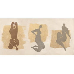 Matisse inspired print, Three Studies on Feminine Beauty (neutral)