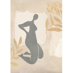 Kunstdruck Matisse-Stil, Studie zur weiblichen Schönheit II