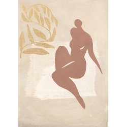 Affiche style Matisse, Étude sur la beauté féminine III 