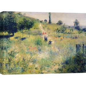 Cuadro en canvas. Pierre-Auguste Renoir, El camino en la hierba alta